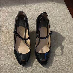 Cole Haan Black Vintage Mary Jane Heels